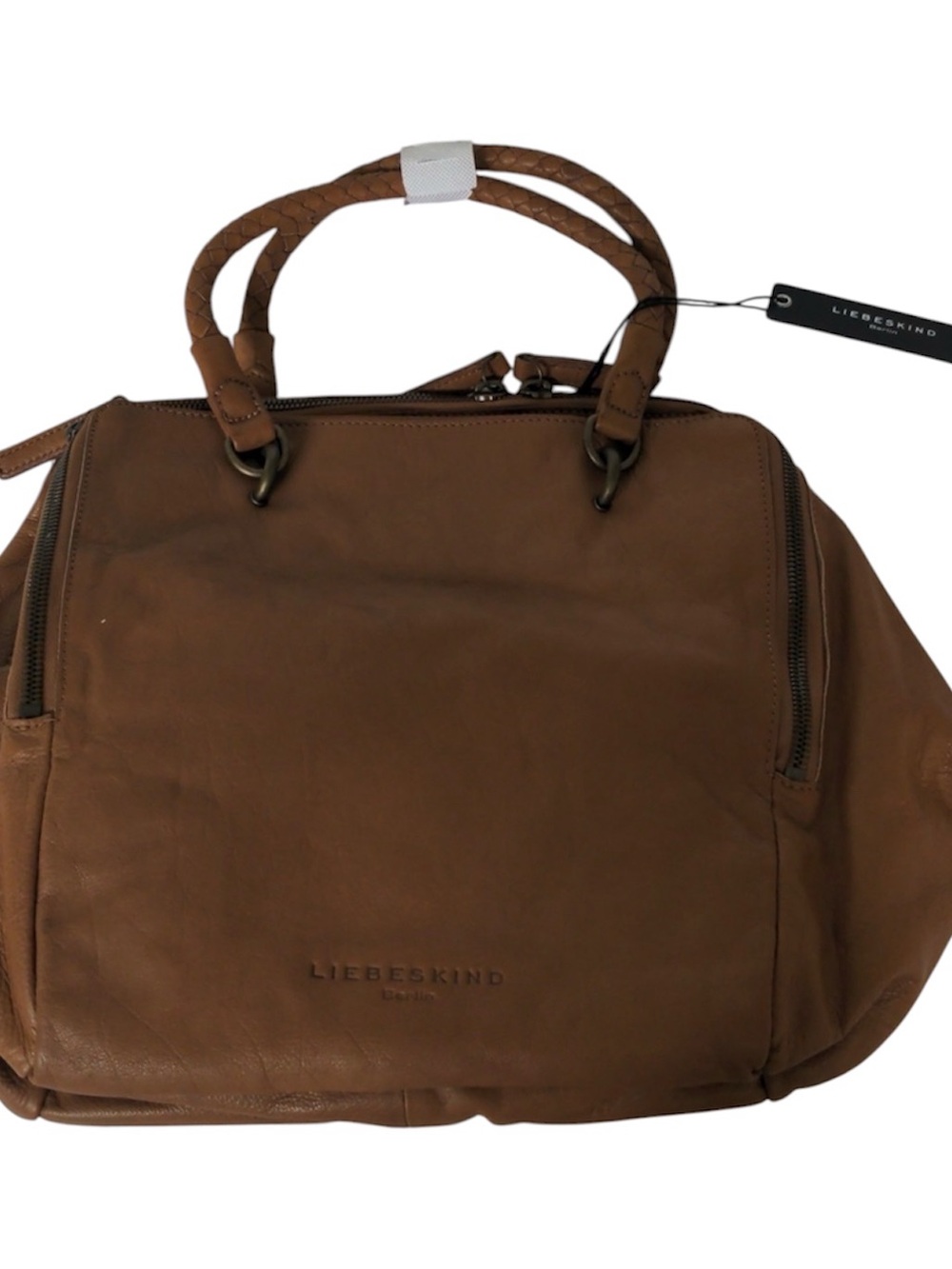 NWT! Liebeskind KaylaA Light Cognac Leather Bag - Picture 5 of 8